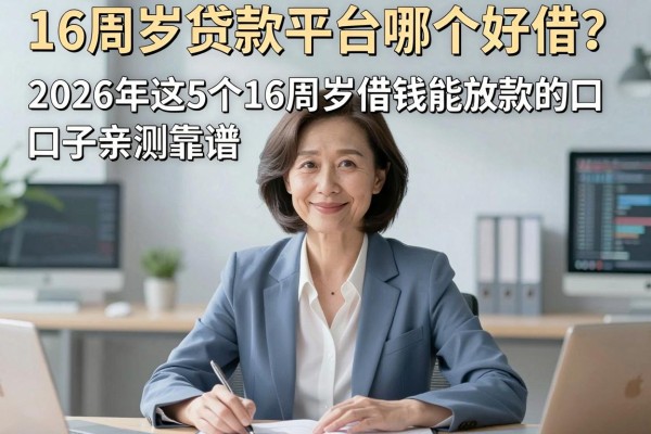 16周岁贷款平台哪个好借？2026年这5个16周岁借钱能放款的口子亲测靠谱