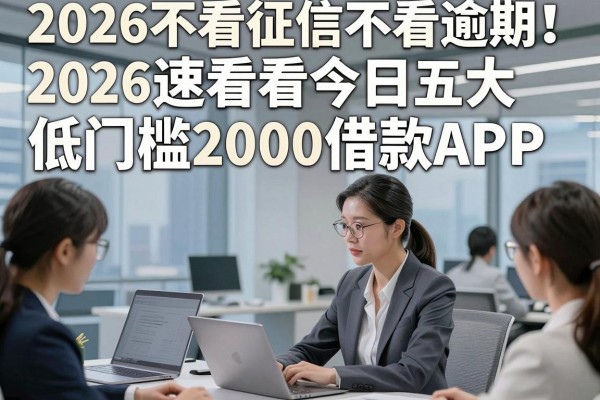2026不看征信不看逾期!2026速看今日五大低门槛2000借款APP
