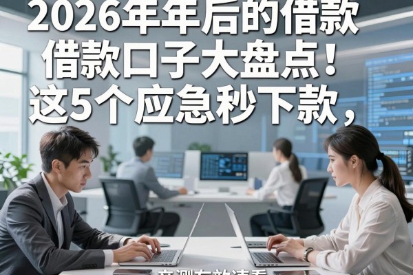 2026年年后的借款口子大盘点!这5个应急秒下款,亲测有效速看!