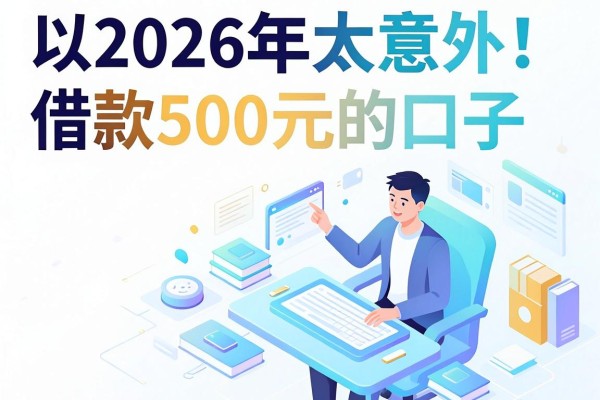 2026年太意外！借款500元的口子居然秒下款，这5个平台赶紧收藏