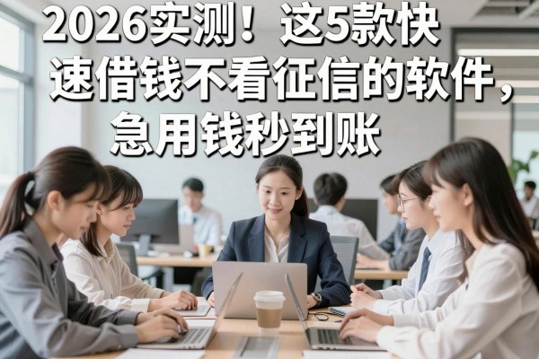 2026实测!这5款快速借钱不看征信的软件,急用钱秒到账!