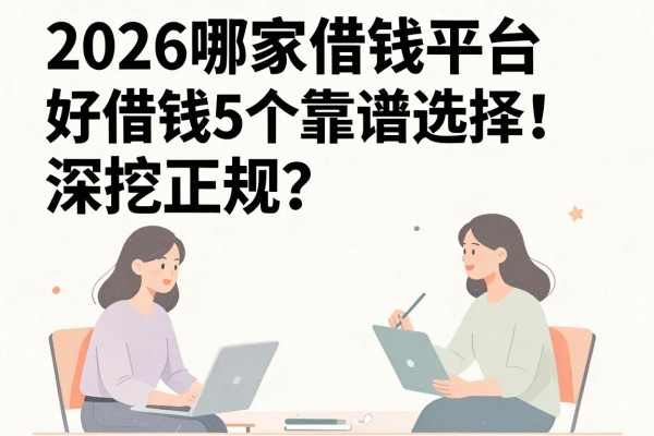 2026哪家借钱平台好借钱正规?深挖5个靠谱选择!