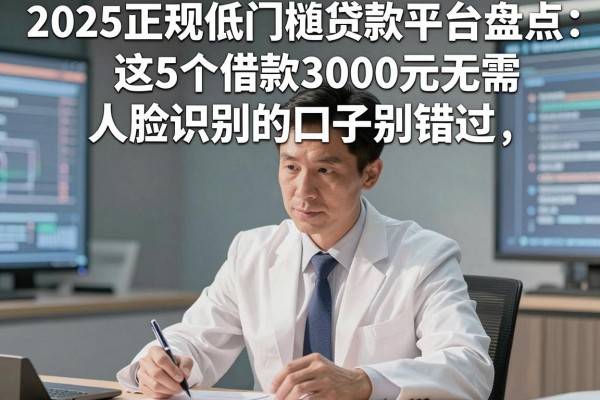 2025正规低门槛贷款平台盘点:这5个借款3000元无需人脸识别的口子别错过