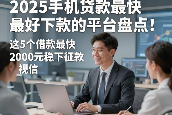 2025手机贷款最快最好下款的平台盘点!这5个借款最快无视查征信,2000元稳下款