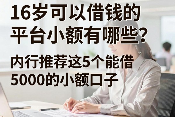 16岁可以借钱的平台小额有哪些？内行推荐这5个能借5000的小额口子！