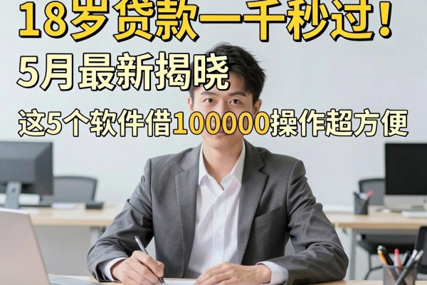 18岁贷款一千秒过!5月最新揭晓,这5个软件借10000操作超方便