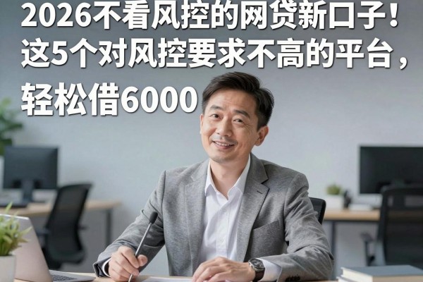 2026不看风控的网贷新口子！这5个对风控要求不高的平台，轻松借6000