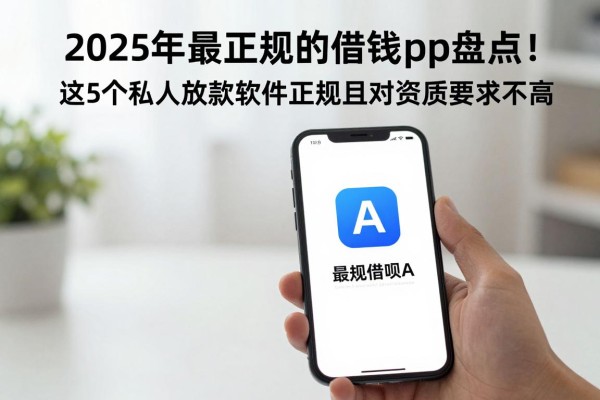 2025年最正规的借钱app盘点！这5个私人放款软件正规且对资质要求不高