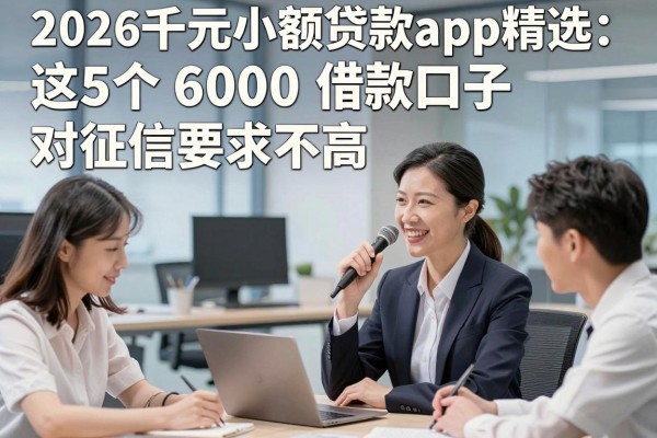 2026千元小额贷款app精选：这5个6000借款口子对征信要求不高
