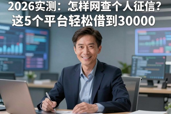 2026实测:怎样网查个人征信?这5个平台轻松借到30000