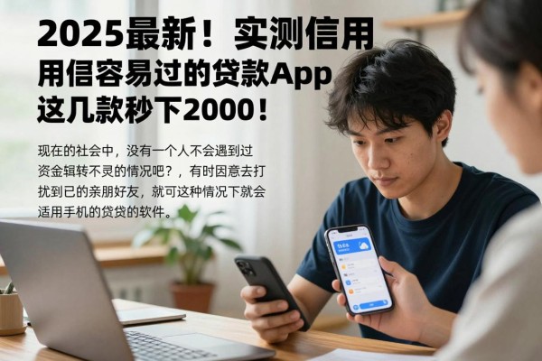 2025最新!实测信用最容易过的贷款app,这几款秒下2000!