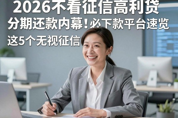 2026不看征信高利贷分期还款内幕!这5个无视征信必下款平台速览