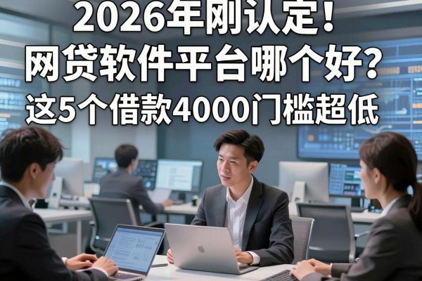 2026年刚认定！网贷软件平台哪个好？这5个借款4000门槛超低
