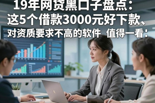 19年网贷黑口子盘点:这5个借款3000元好下款、对资质要求不高的软件值得一看
