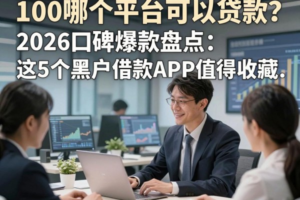 100哪个平台可以贷款?2026口碑爆款盘点:这5个黑户借款APP值得收藏!