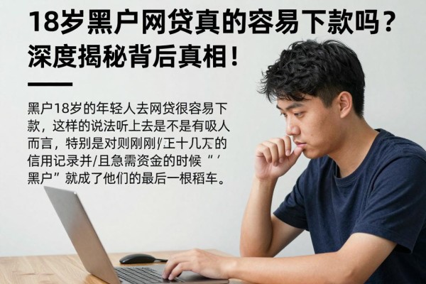 18岁黑户网贷真的容易下款吗?深度揭秘背后真相!