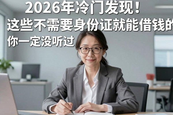 2026年冷门发现!这些不需要身份证就能借钱的软件,你一定没听过!