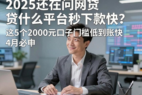 2025还在问网贷什么平台秒下款快?这5个2000元口子门槛低到账快,4月必申!