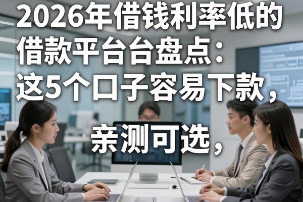 2026年借钱利率低的借款平台盘点：这5个口子容易下款，亲测可选！