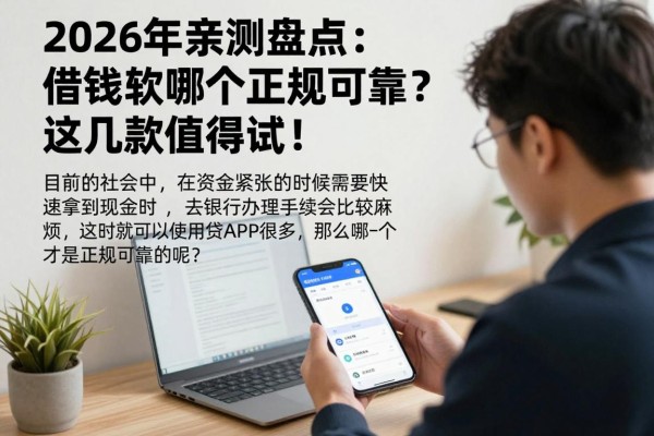2026年亲测盘点：借钱软件哪个正规可靠？这几款值得一试！