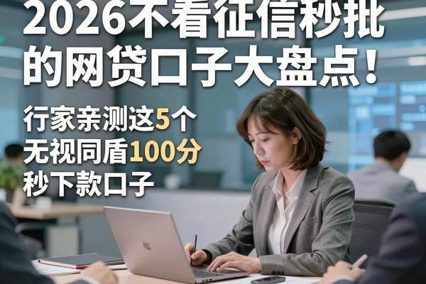 2026不看征信秒批的网贷口子大盘点！行家亲测这5个无视同盾100分秒下款口子
