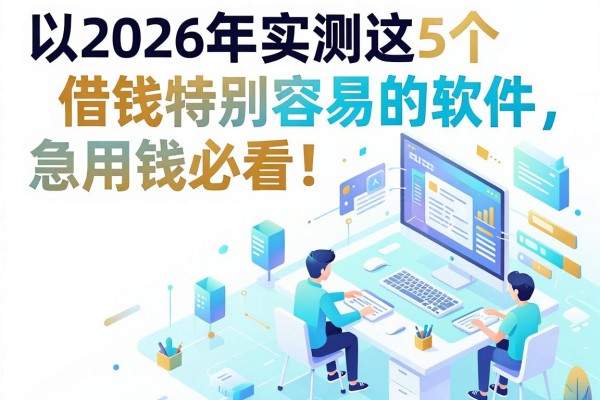 2026年实测这5个借钱特别容易的软件,急用钱必看!