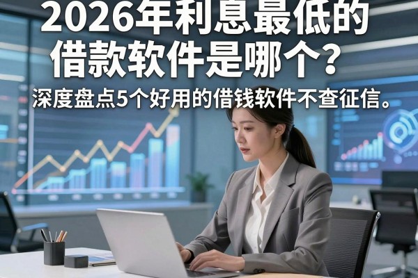 2026年利息最低的借款软件是哪个?深度盘点5个好用的借钱软件不查征信!