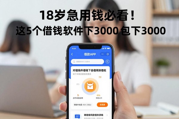 18岁急用钱必看!这5个借钱软件包下3000,要求不高轻松借到5000