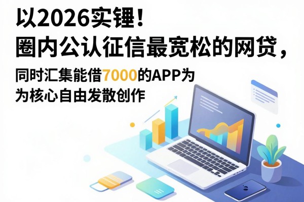 2026实锤!圈内公认征信最宽松的网贷,同时汇集能借7000的APP