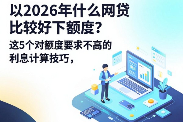 2026年什么网贷比较好下额度?这5个对额度要求不高的平台,利息计算技巧+体验感直接拉满