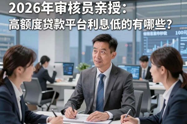 2026年审核员亲授:高额度贷款平台利息低的有哪些?这五个借款利息低至1000元秒批