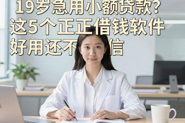 19岁急用小额贷款？这5个正规借钱软件好用还不查征信！