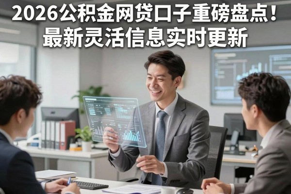 2026公积金网贷口子重磅盘点!最新灵活信息实时更新,速看!