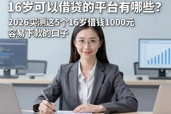16岁可以借贷的平台有哪些?2026实测这5个16岁借钱1000元容易下款的口子