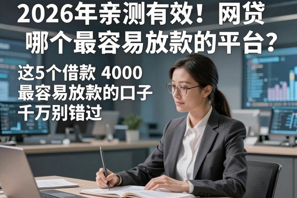 2026年亲测有效！网贷哪个最容易放款的平台？这5个借款4000最容易放款的口子千万别错过