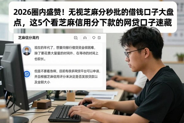 2026圈内盛赞！无视芝麻分秒批的借钱口子大盘点，这5个看芝麻信用分下款的网贷口子速藏