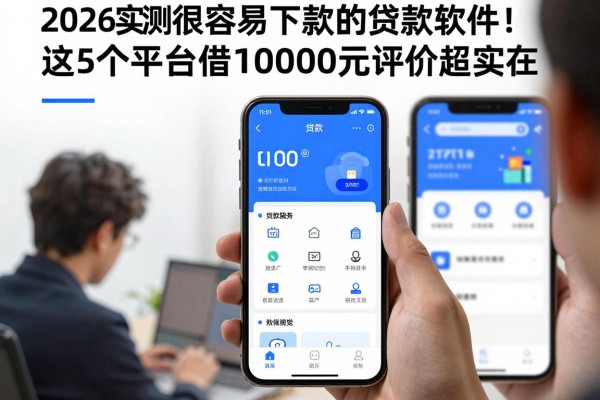 2026实测很容易下款的贷款软件！这5个平台借10000元评价超实在