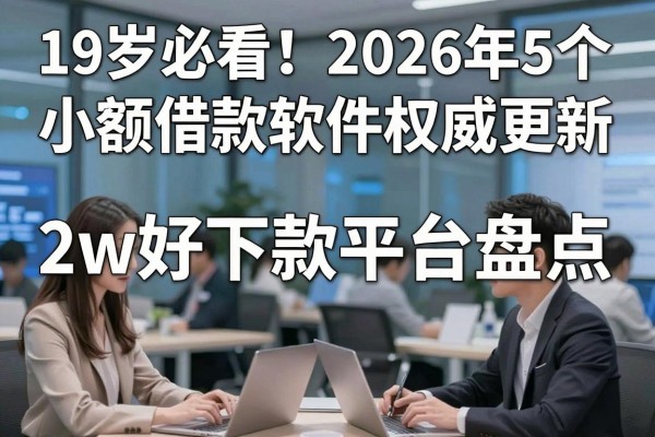 19岁必看!2026年5个小额借款软件权威更新,2w好下款平台盘点