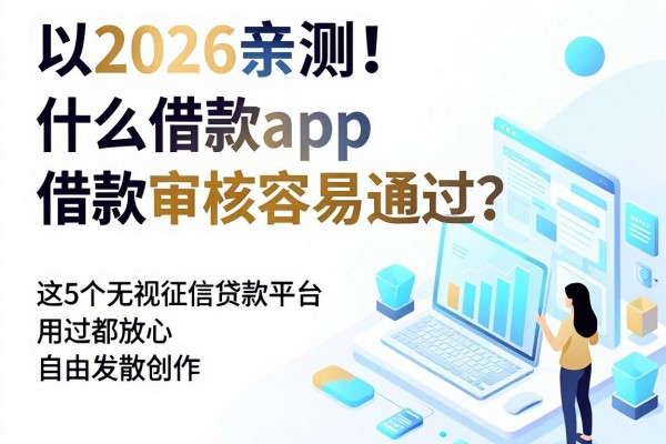 2026亲测！什么借款app借款审核容易通过？这5个无视征信贷款平台用过都放心