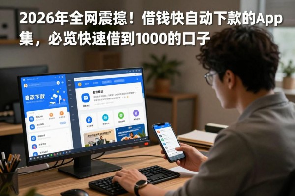 2026年全网震惊!借钱快自动下款的app合集,必览快速借到1000的口子