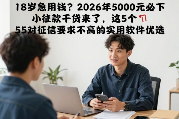 18岁急用钱?2026年5000元必下小额贷款干货来了,这5个对征信要求不高的实用软件优选