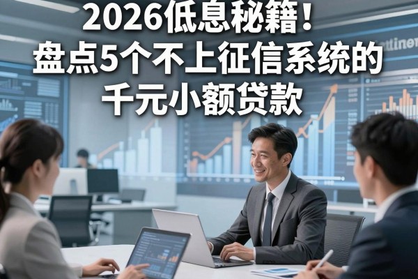 2026低息秘籍！盘点5个不上征信系统的千元小额贷款