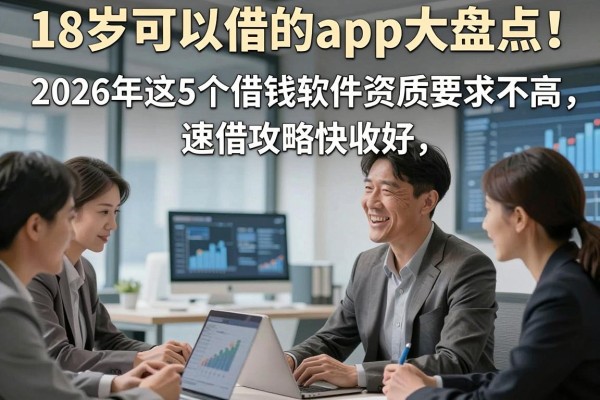 18岁可以借的app大盘点!2026年这5个借钱软件资质要求不高,速借攻略快收好