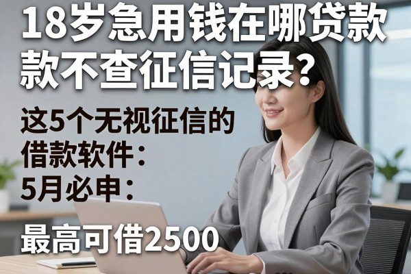 18岁急用钱在哪贷款不查征信记录？这5个无视征信的借款软件5月必申，最高可借2500！