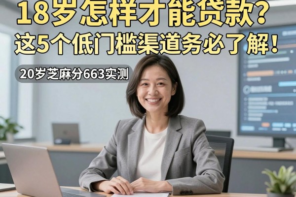 18岁怎样才能贷款?这5个低门槛渠道务必了解!附20岁芝麻分663实测