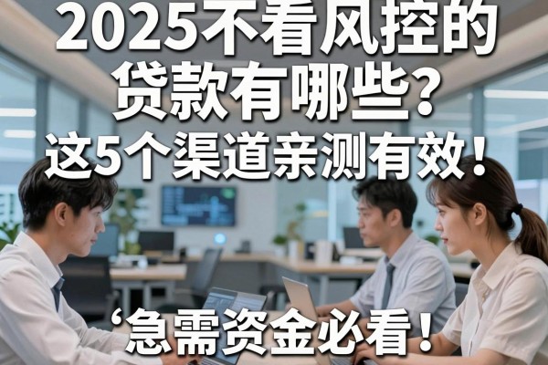 2025不看风控的贷款有哪些?这5个渠道亲测有效,急需资金必看!