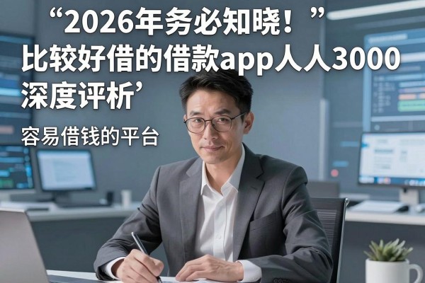 2026年务必知晓!比较好借的借款app人人3000,深度评析五个容易借钱的平台