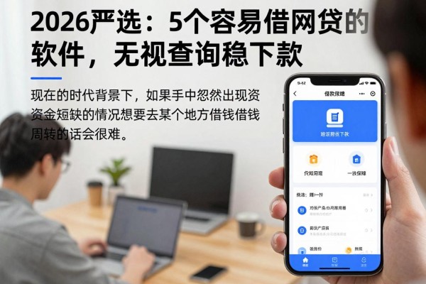 2026严选:5个容易借网贷的软件,无视查询稳下款