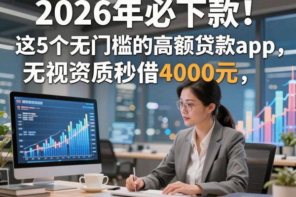 2026年必下款!这5个无门槛的高额贷款app,无视资质秒借4000元,亲测靠谱