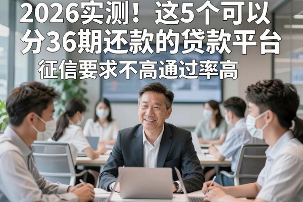 2026实测!这5个可以分36期还款的贷款平台,征信要求不高通过率高
